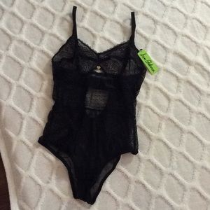 SEXY BLACK LACE and MESH BODYSUIT by SAM EDELMAN🖤